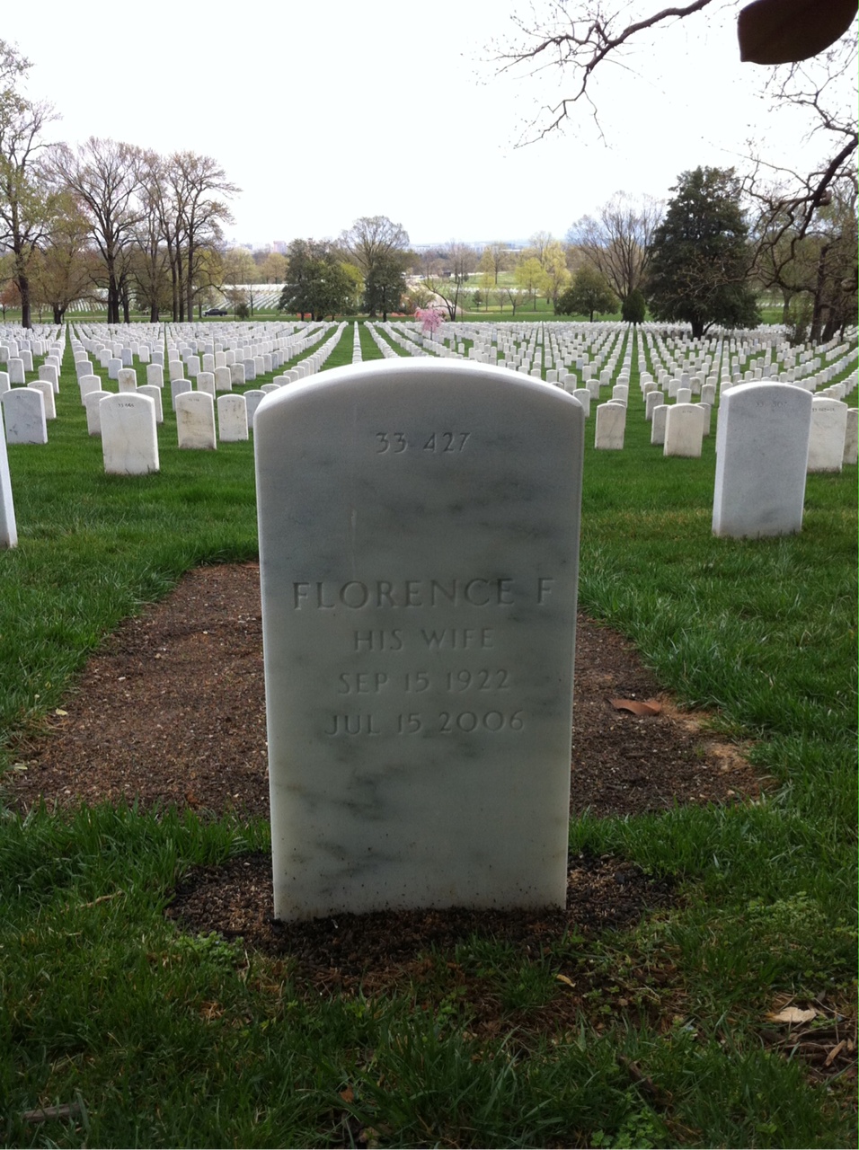 Back of headstone — Paul Kuhl