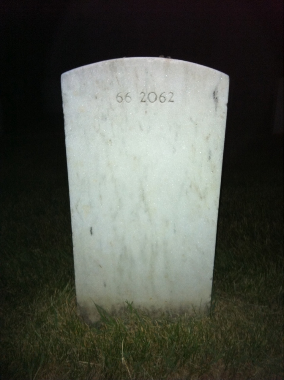 Back of headstone — Thelma Morse