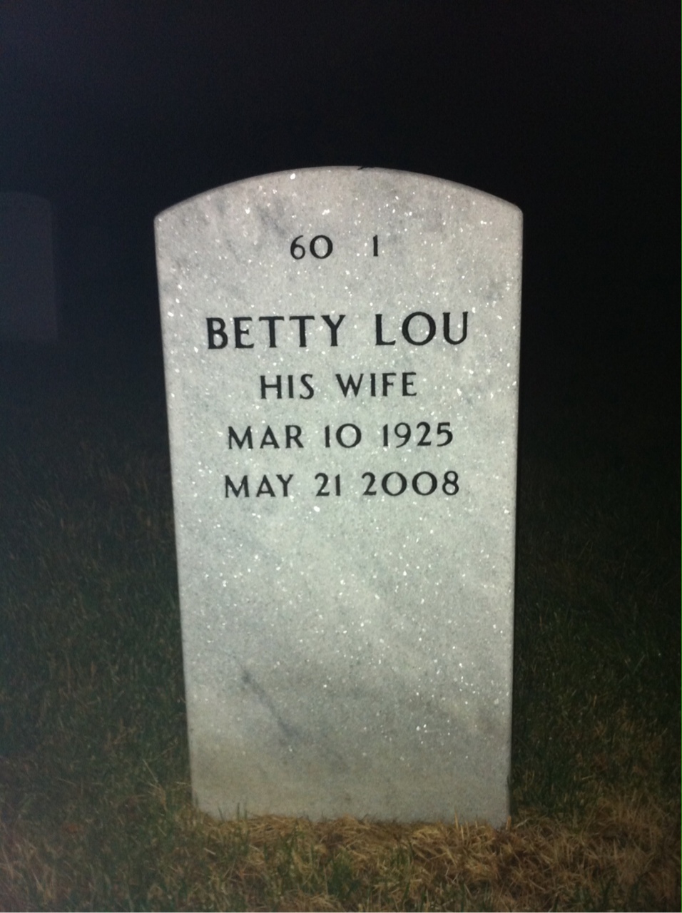 Back of headstone — Charles Holbrook