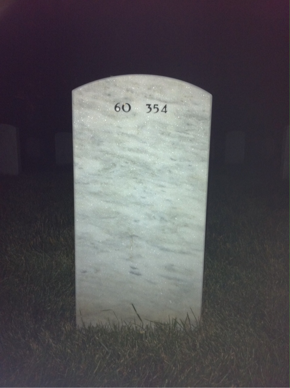 Back of headstone — Donald Reid