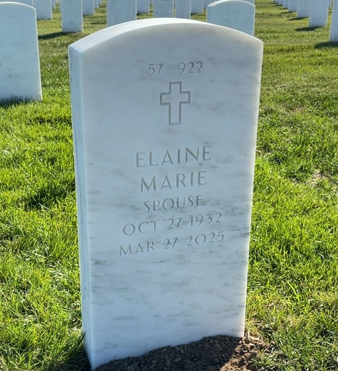 Back of headstone — Walter Curry Carter