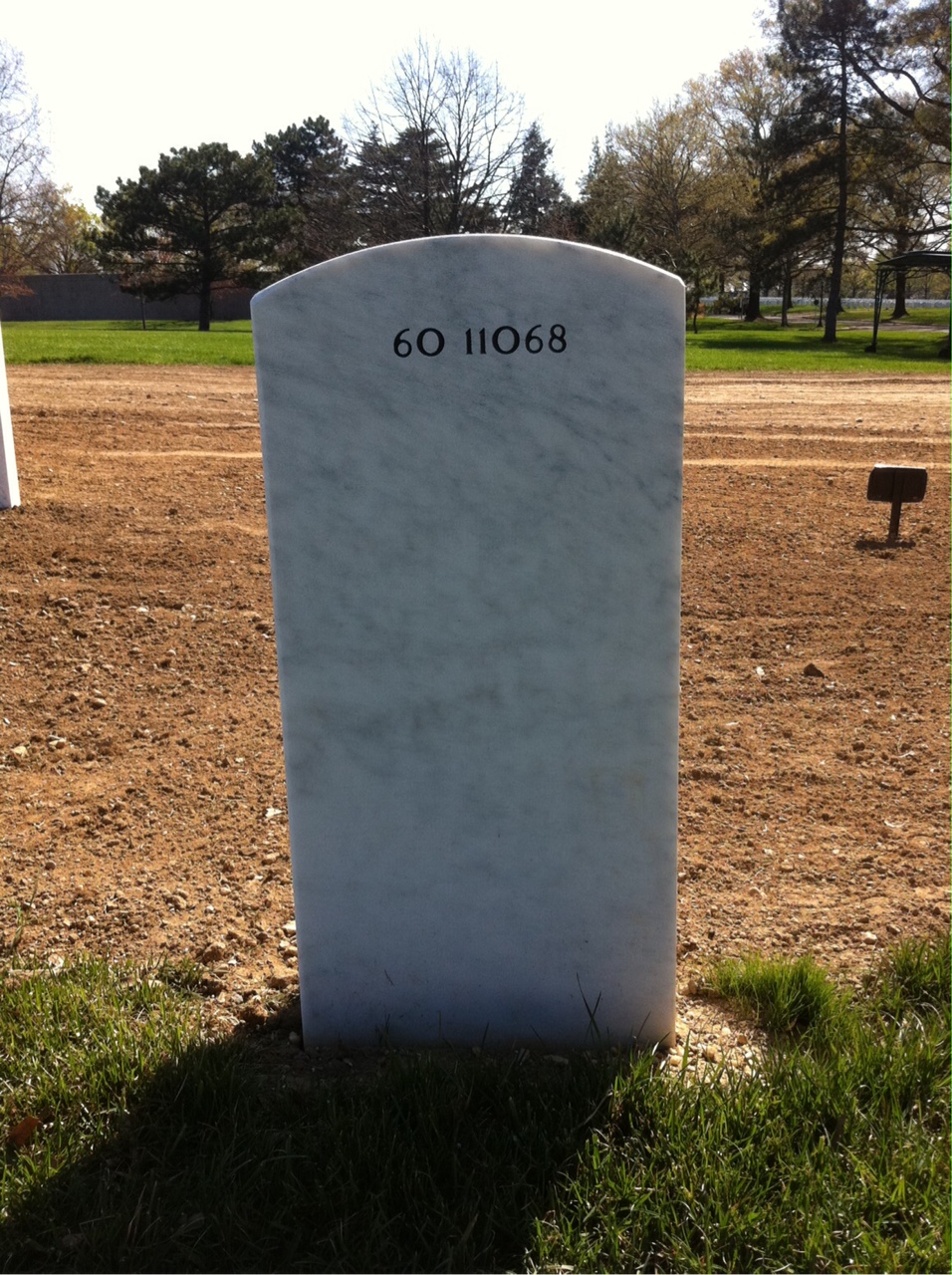 Back of headstone — Willie Ray Roy