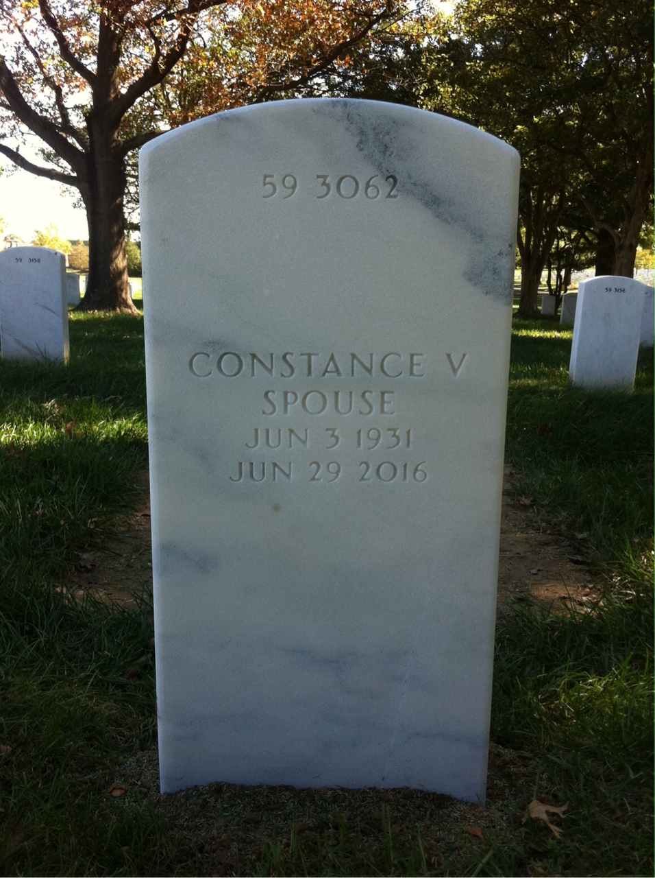 Back of headstone — Elturino Loiacono