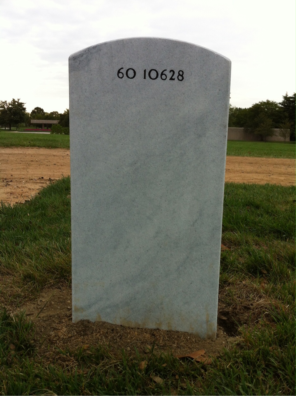 Back of headstone — Lorraine Silliman Nadkarni