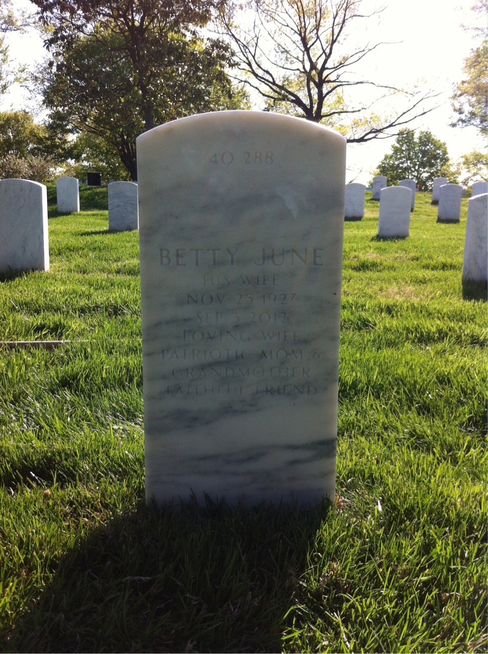 Back of headstone — Richard Nielsen