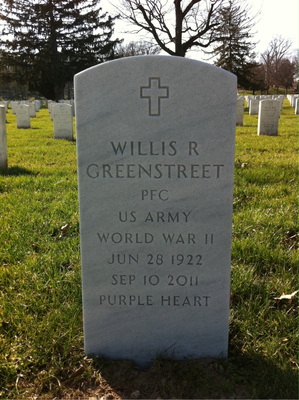 Willis R Greenstreet