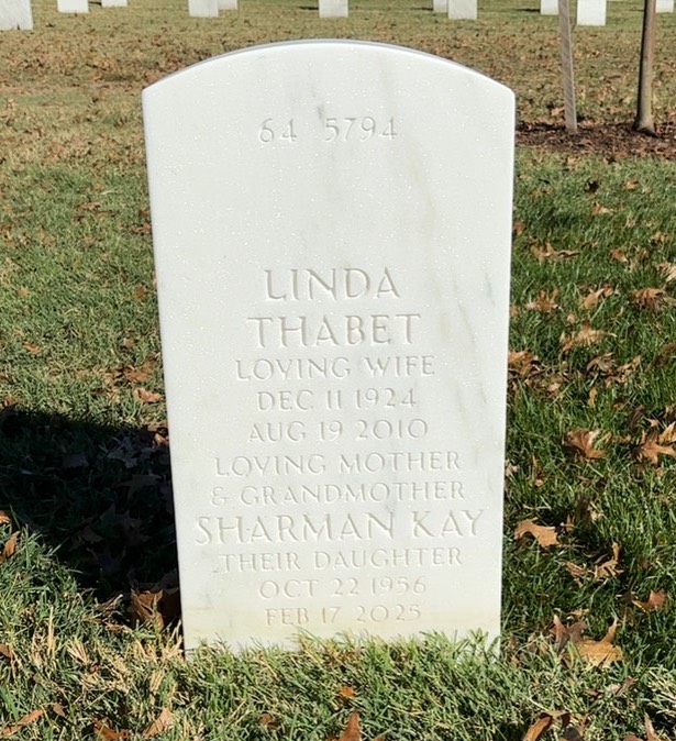 Back of headstone — Mitchell Mickel