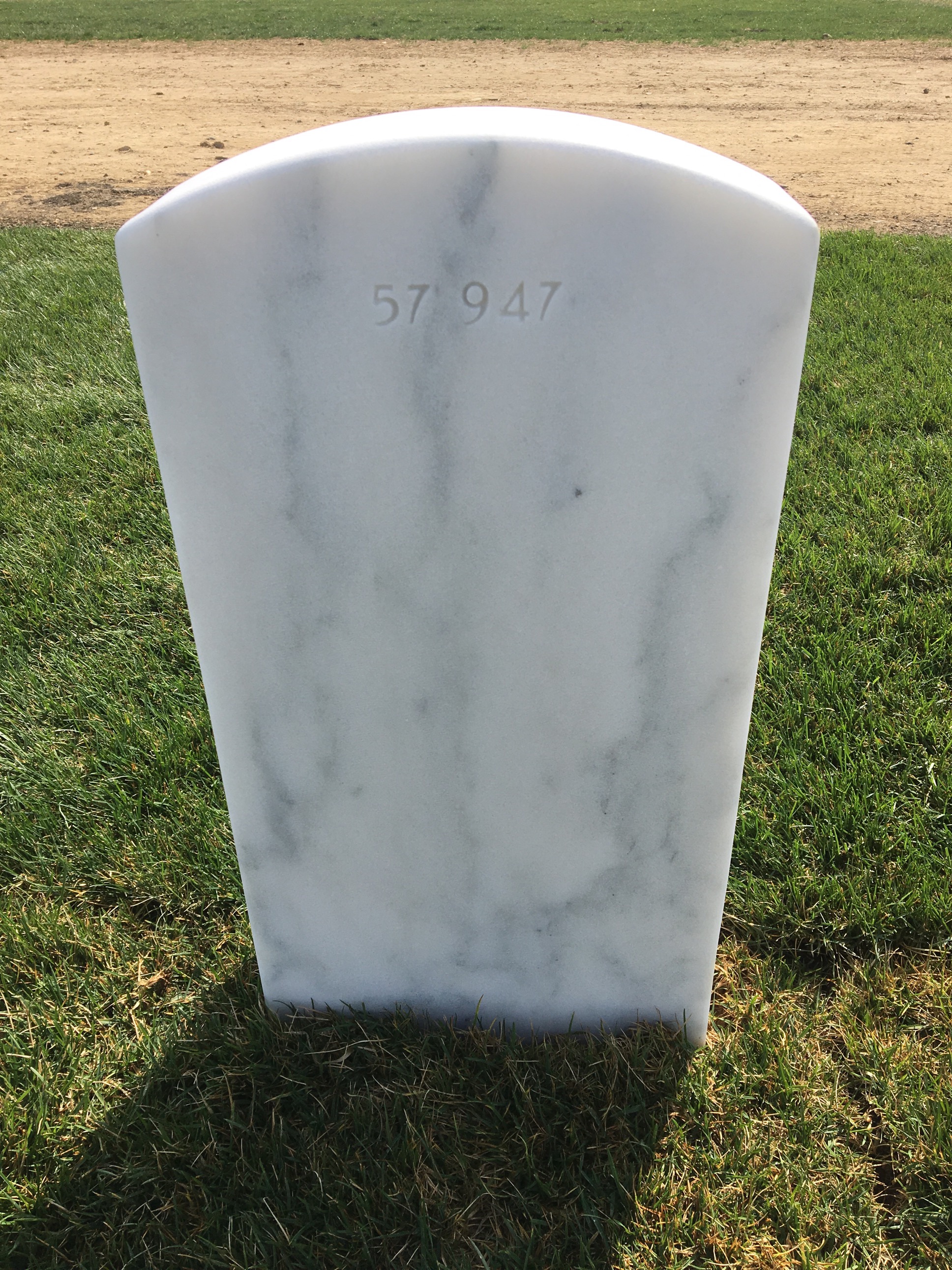 Back of headstone — Willie Allen