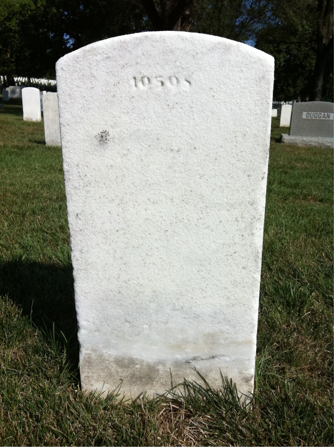 Back of headstone — Alfred Ballin