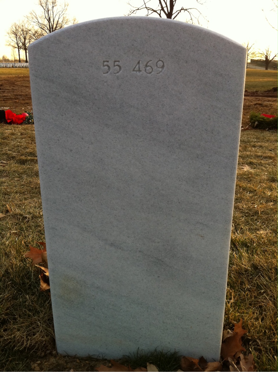 Back of headstone — Scott T Lofgren