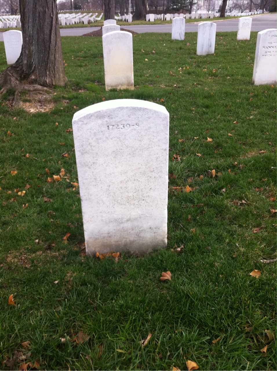 Back of headstone — Lillian Bailey