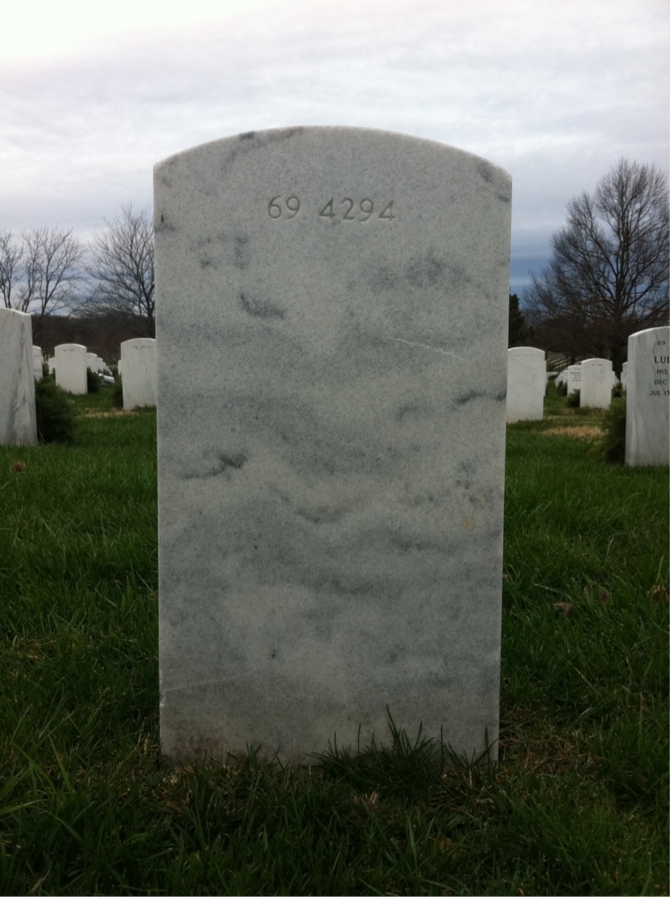 Back of headstone — Robert Morgan