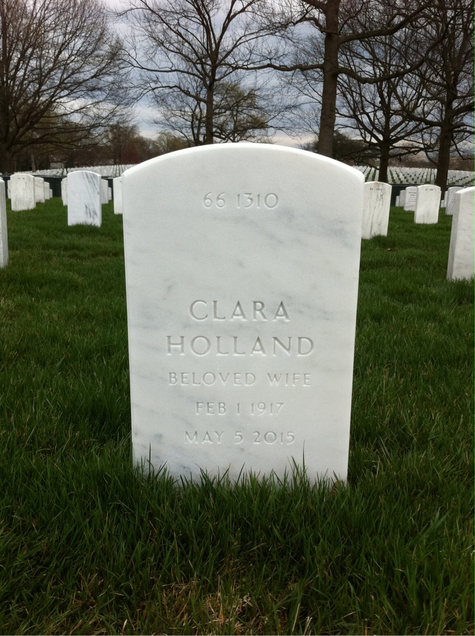Back of headstone — Elwood Chase