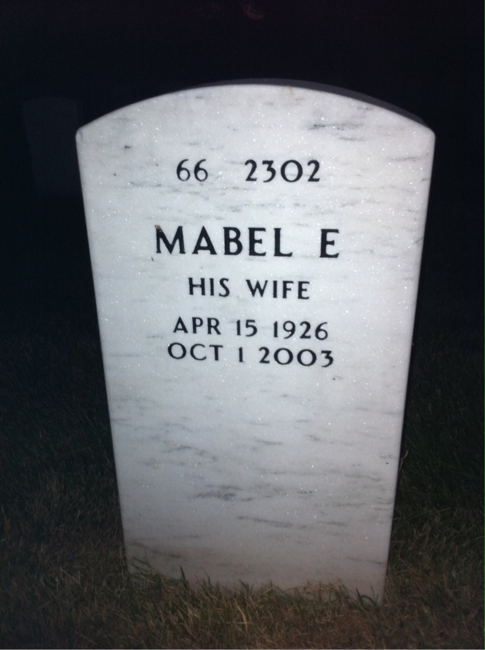 Back of headstone — Chris Stergiou