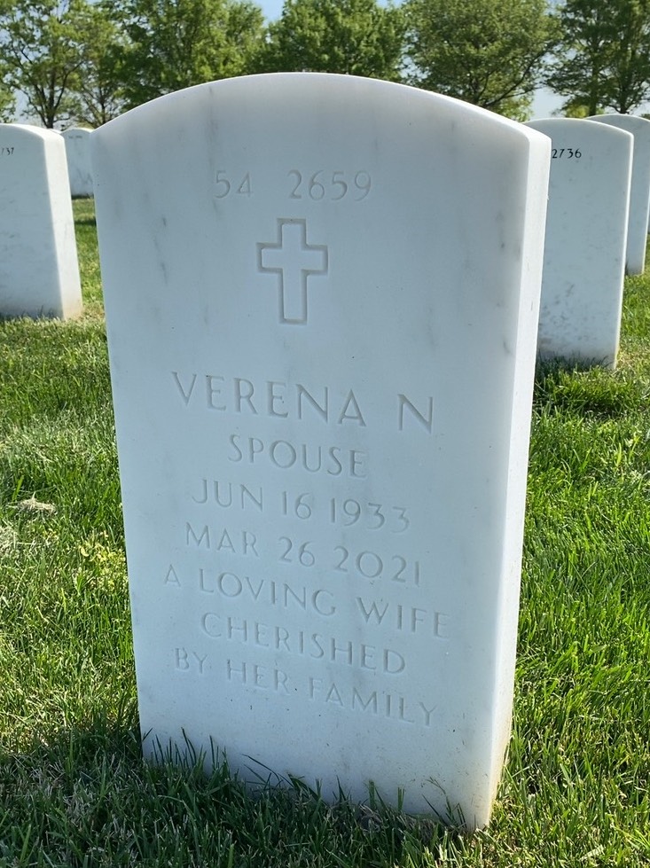 Back of headstone — John Ballard