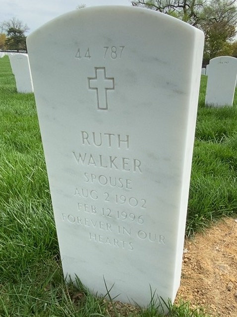 Back of headstone — Harry Almond