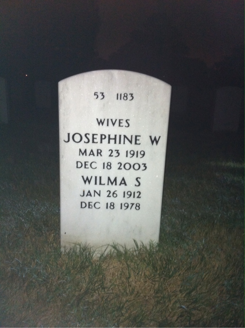 Back of headstone — Benjamin Gault