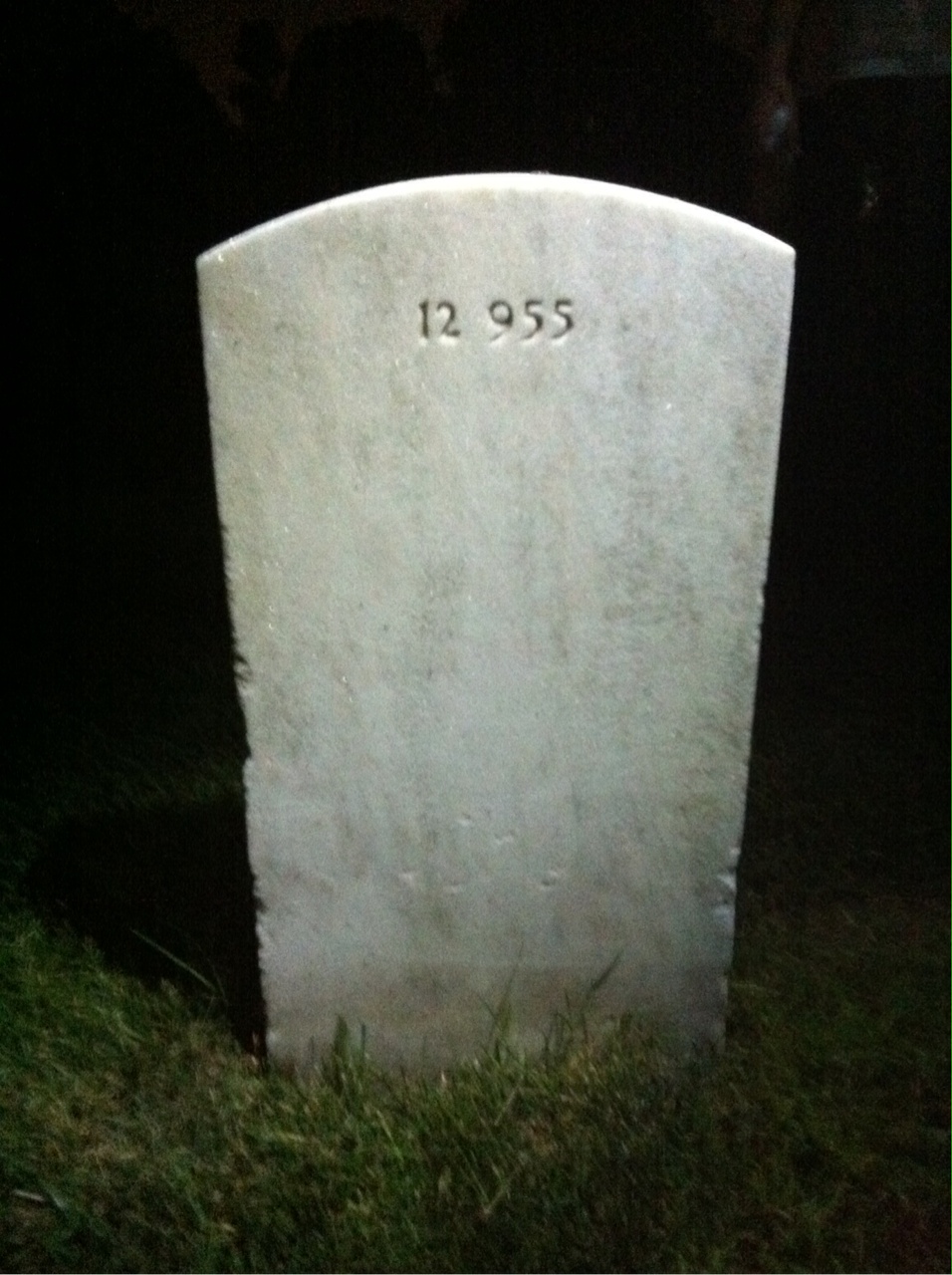 Back of headstone — Willis Daniel Polk