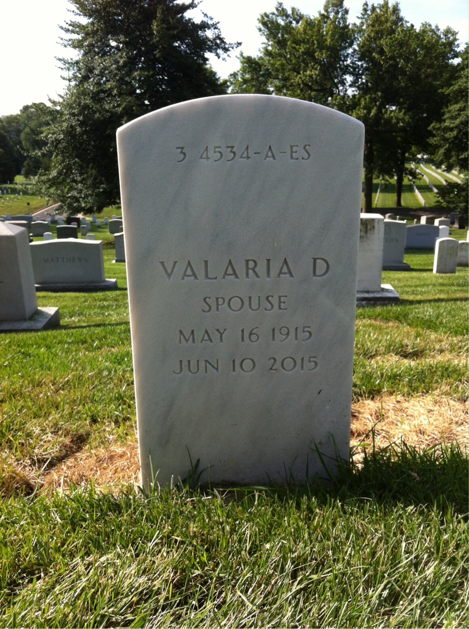 Back of headstone — Robert Anderson