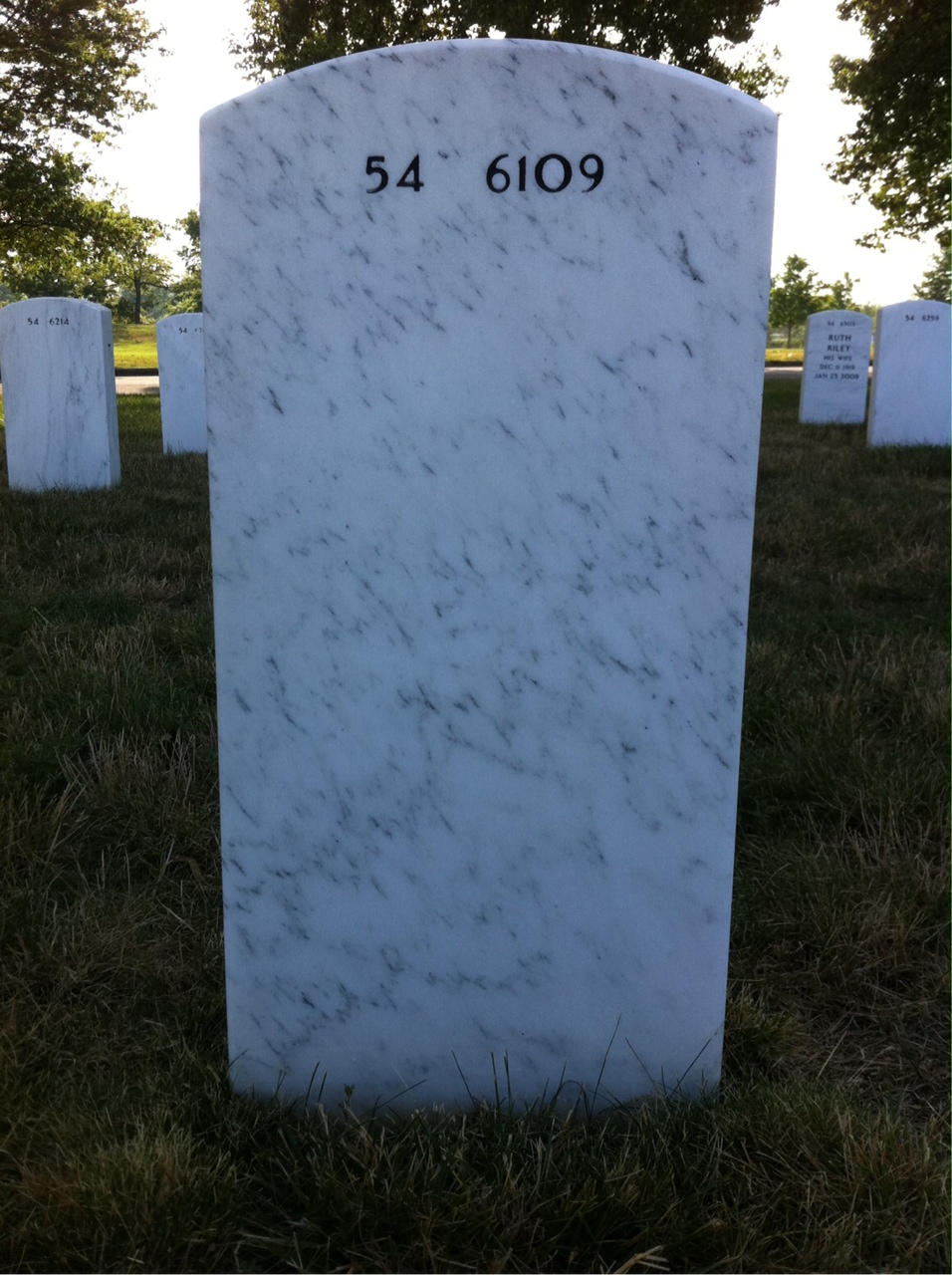 Back of headstone — Shirley Delaney