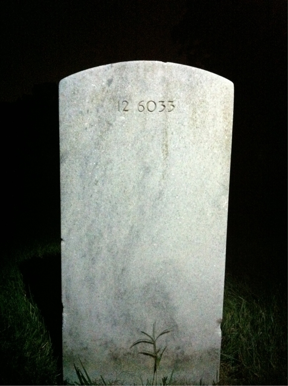 Back of headstone — Louise Ashmore