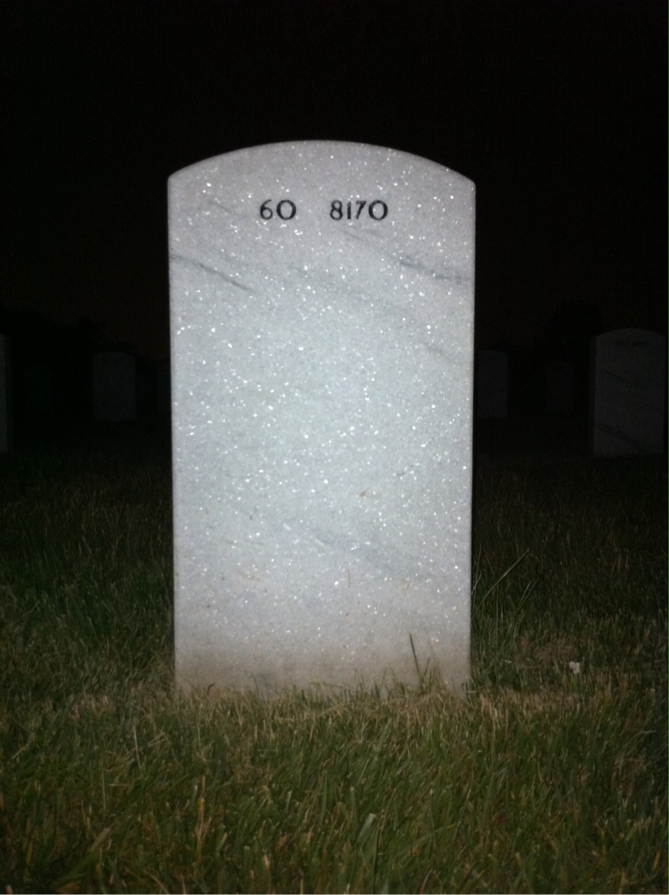 Back of headstone — Joseph Gach