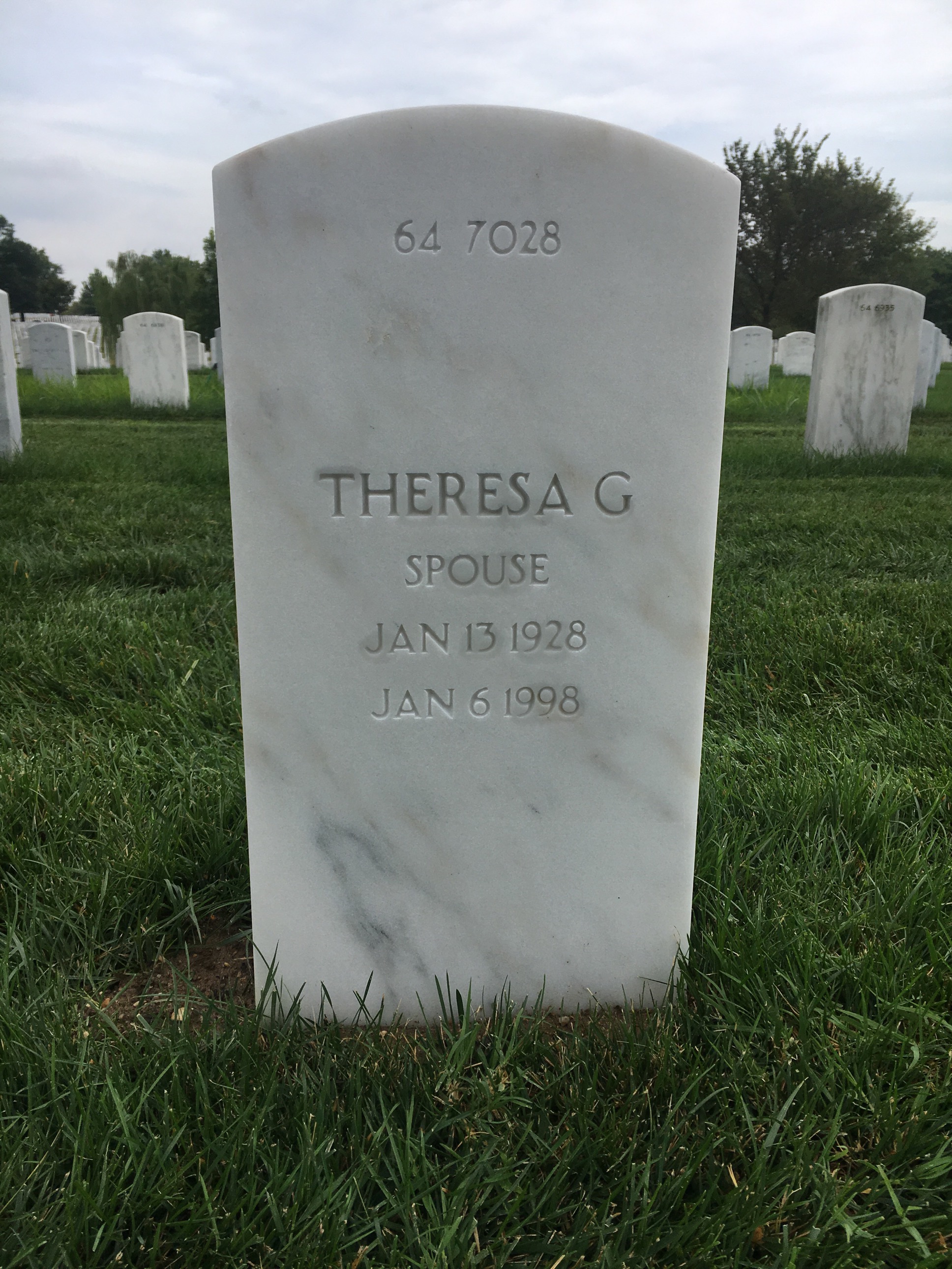 Back of headstone — Clayton Rullmann