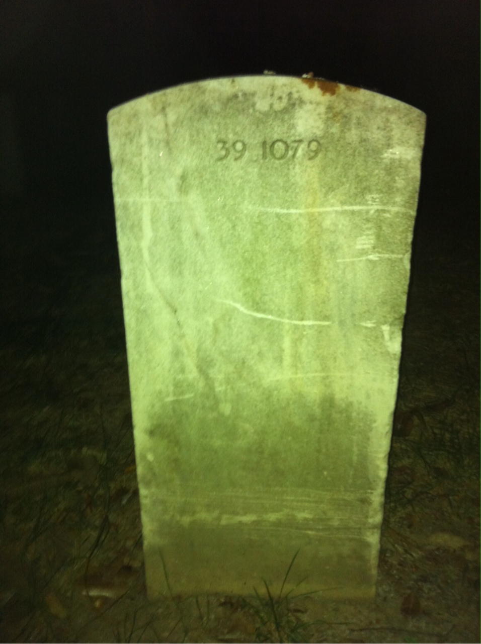 Back of headstone — John Anderson