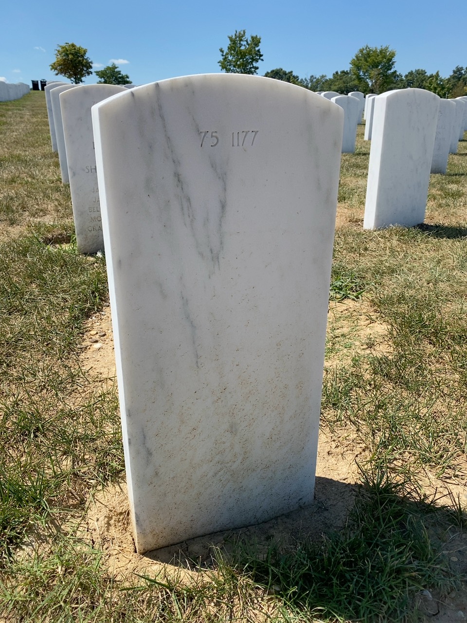 Back of headstone — William Murray