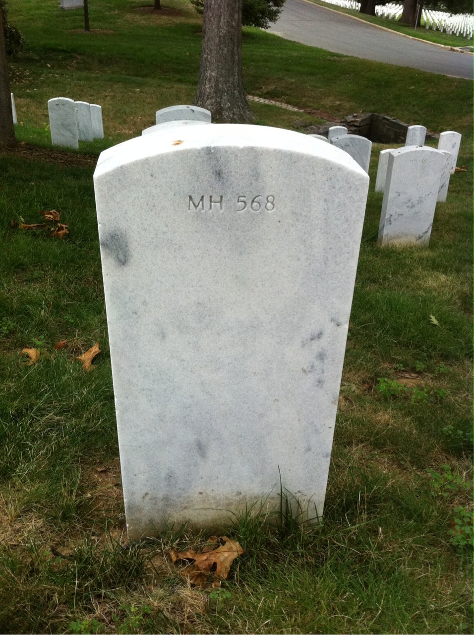 Back of headstone — John Beechley