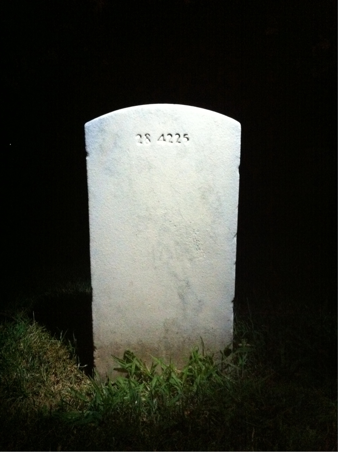 Back of headstone — William Godwin Smith