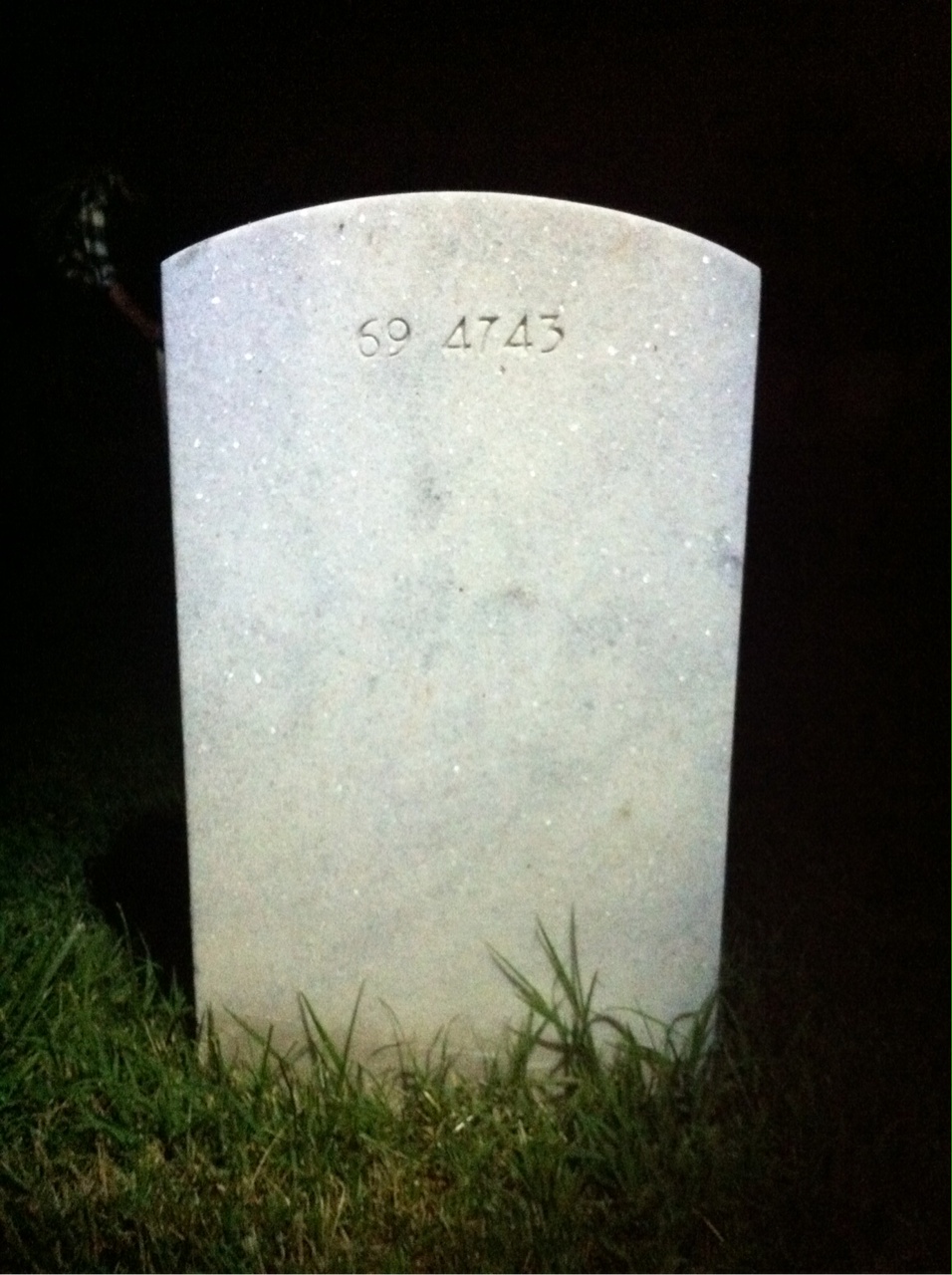 Back of headstone — Michael Muraca