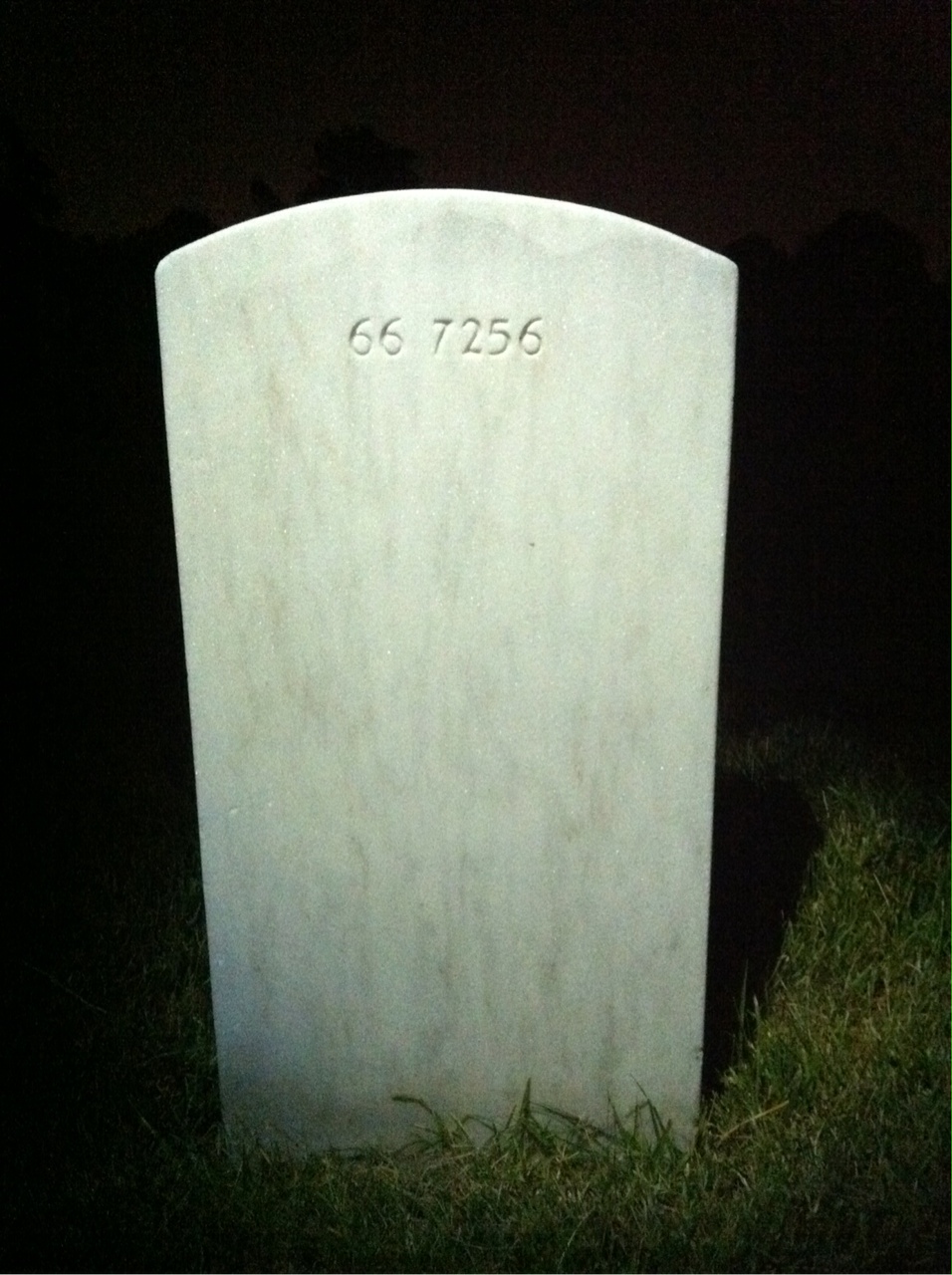 Back of headstone — Timothy William Kehler