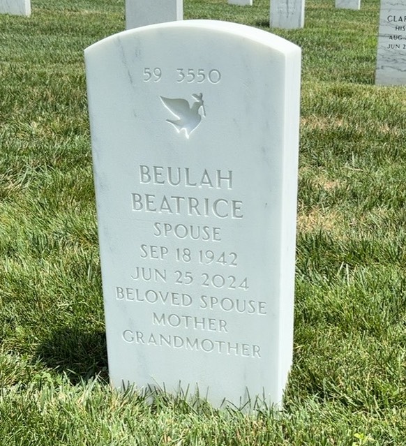 Back of headstone — David Hall