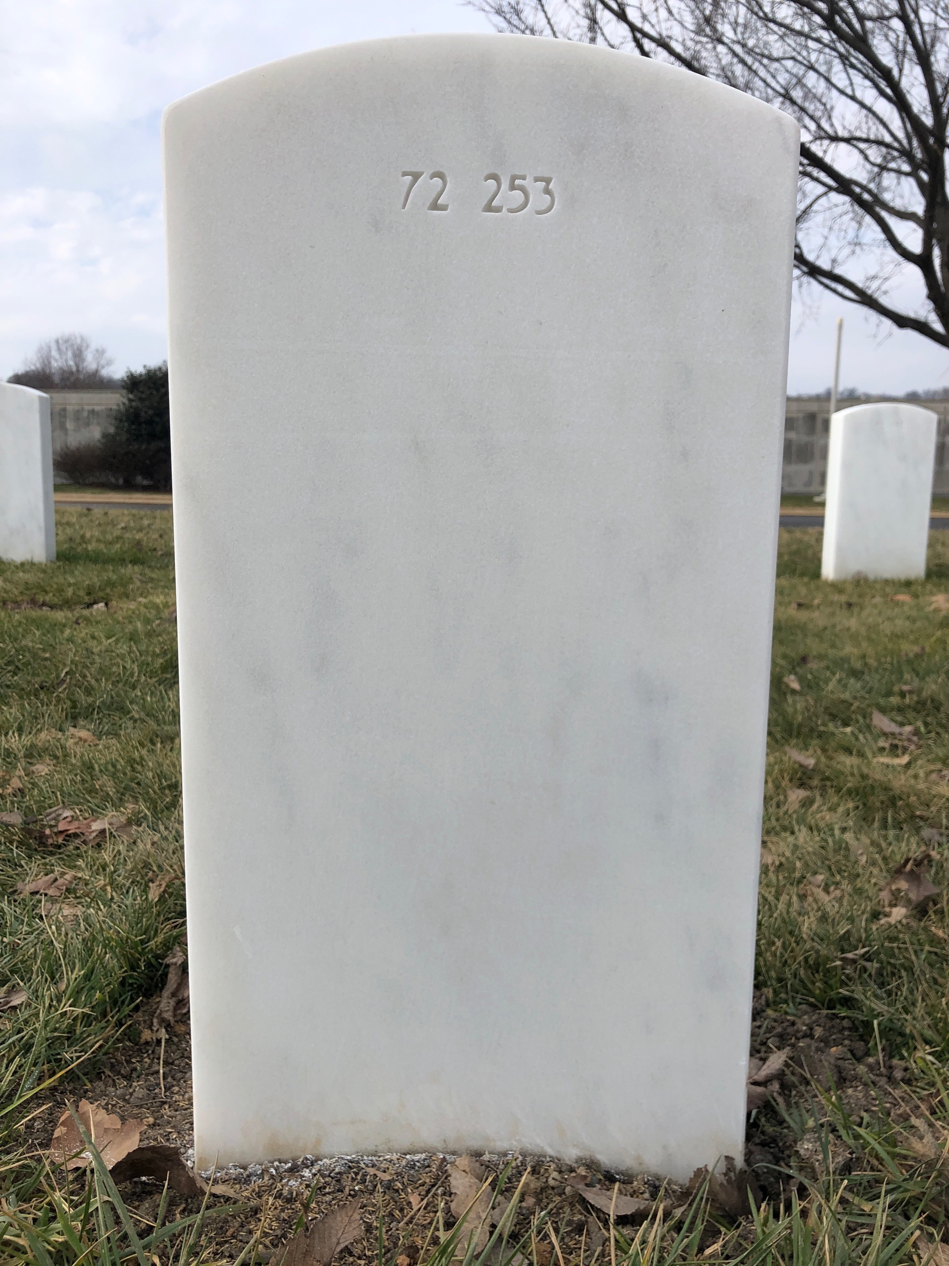 Back of headstone — Billy Moore