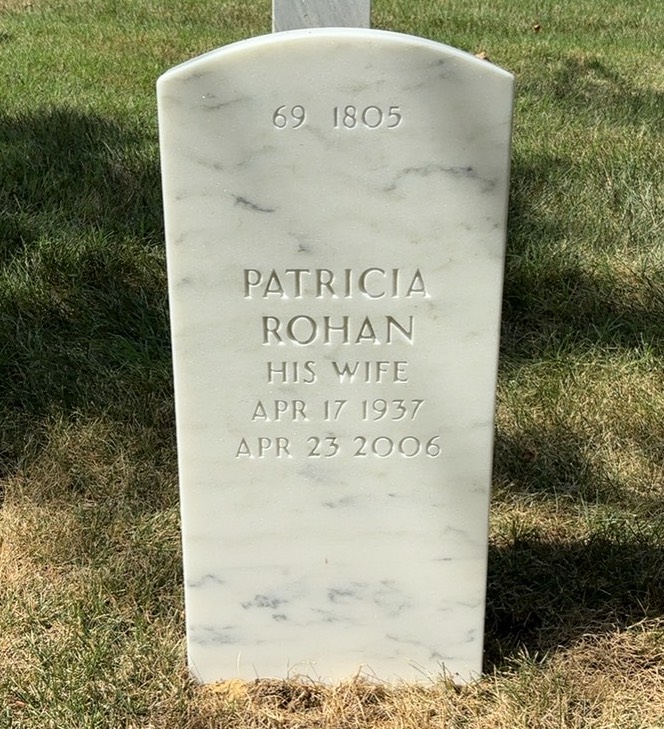 Back of headstone — Robert Fazio