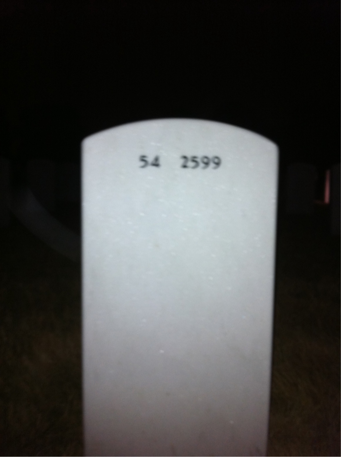 Back of headstone — Steven Whitaker