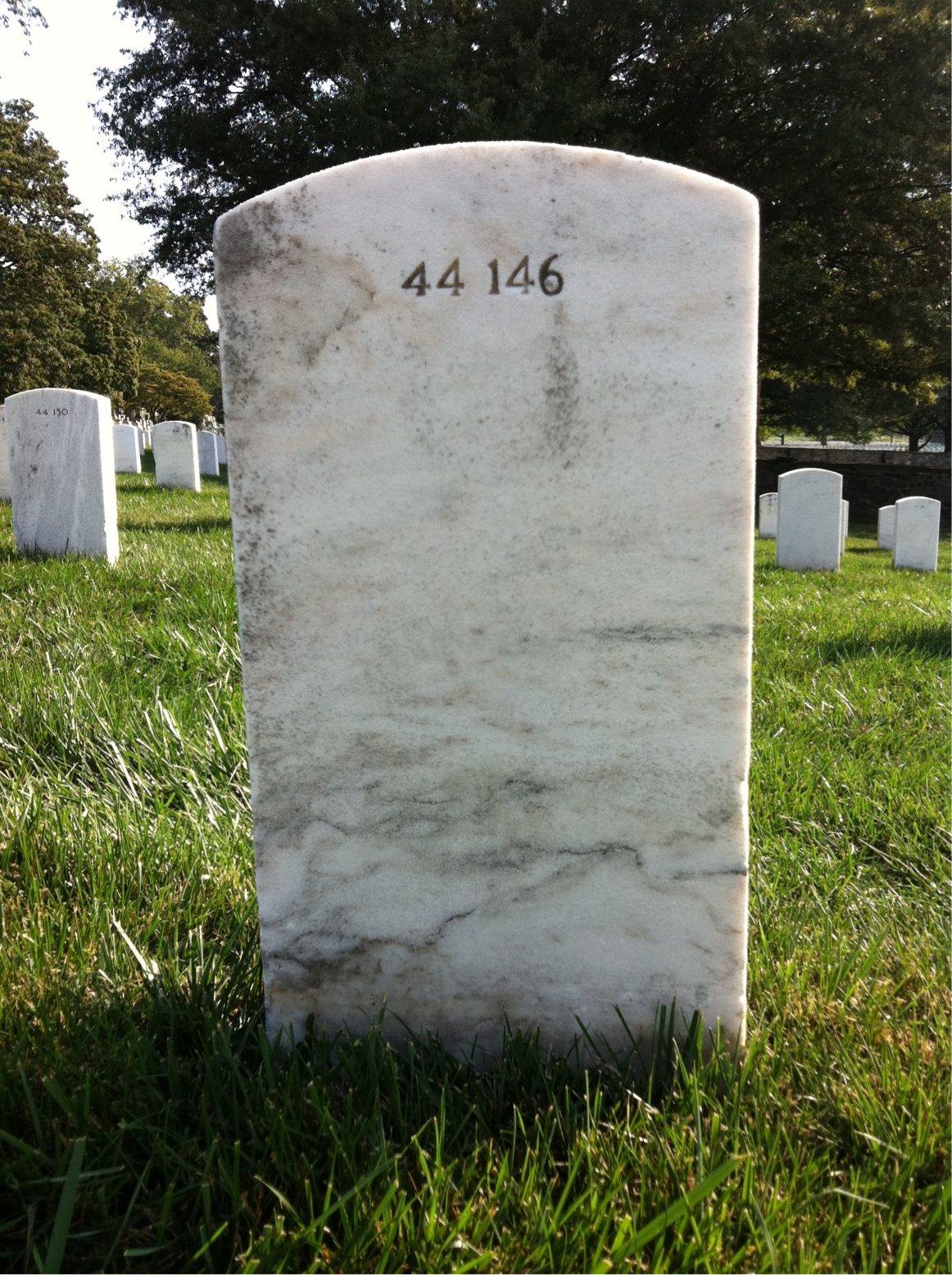 Back of headstone — William Cowan Spence
