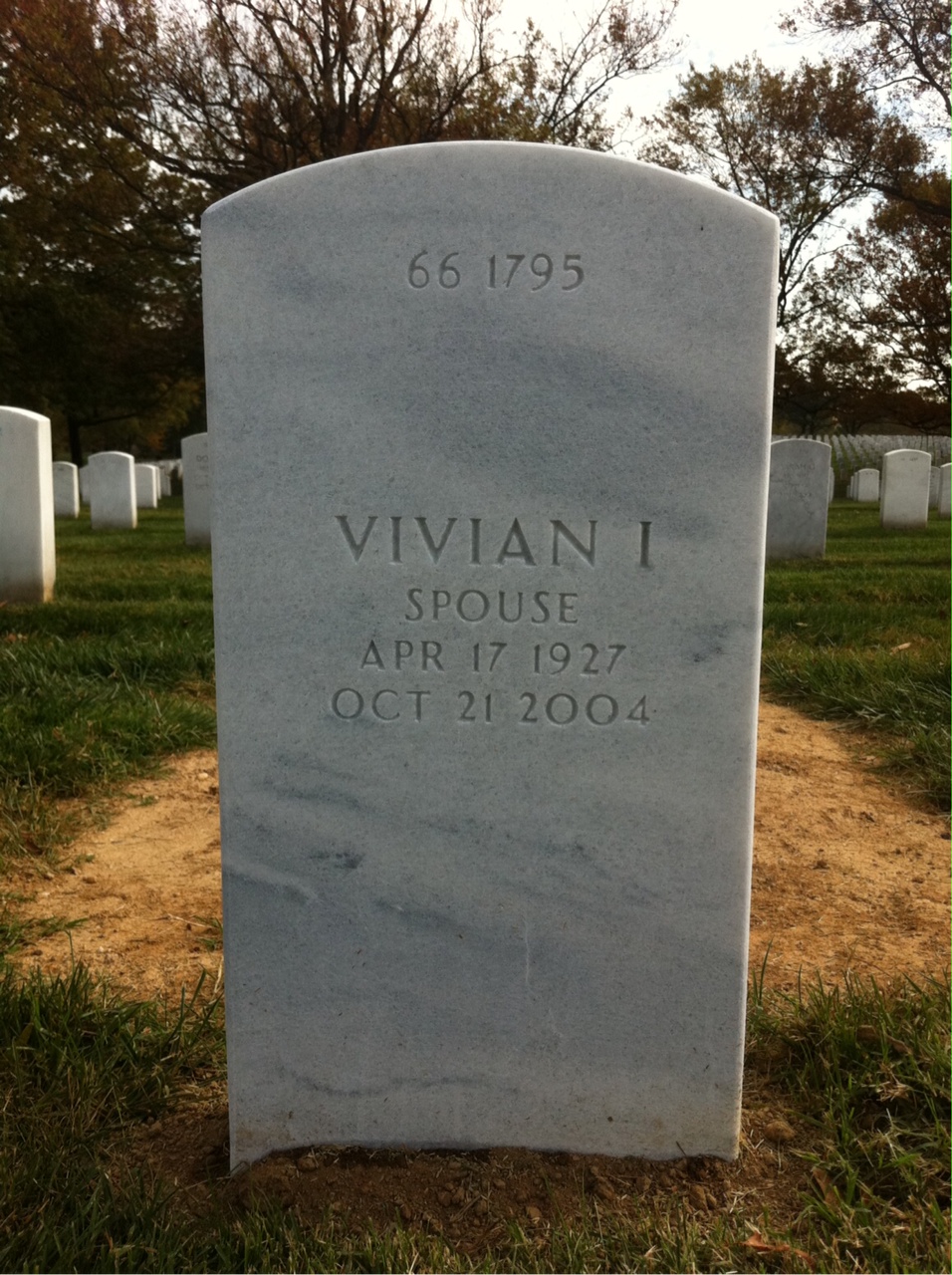 Back of headstone — Raymond Capone