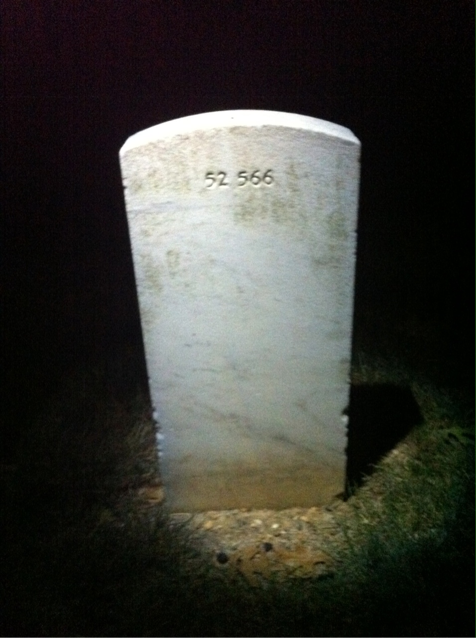 Back of headstone — William Smith