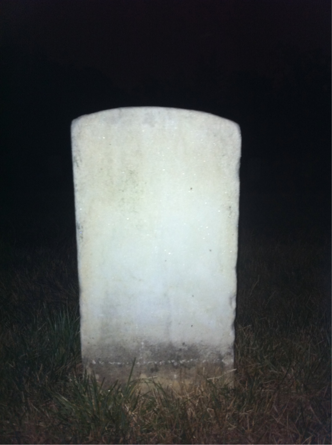 Back of headstone — Lyman Atwood