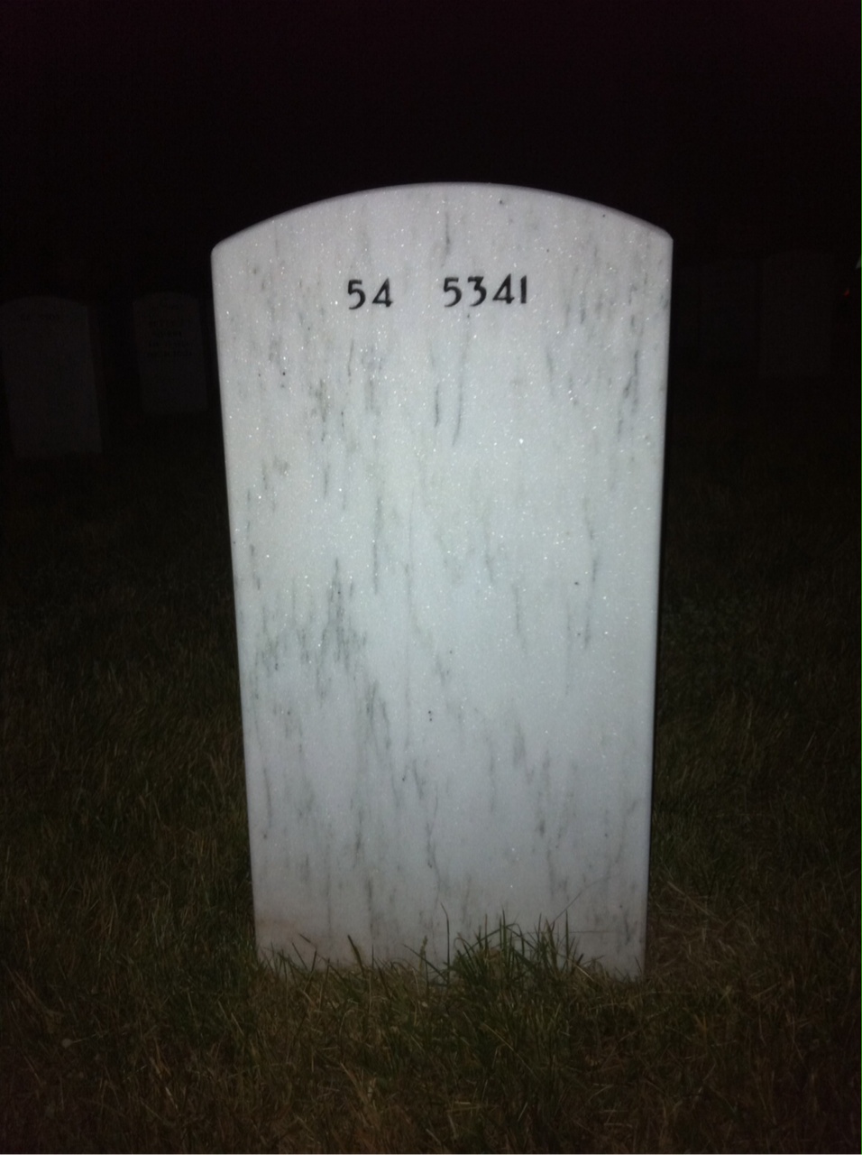 Back of headstone — Bruce Koski