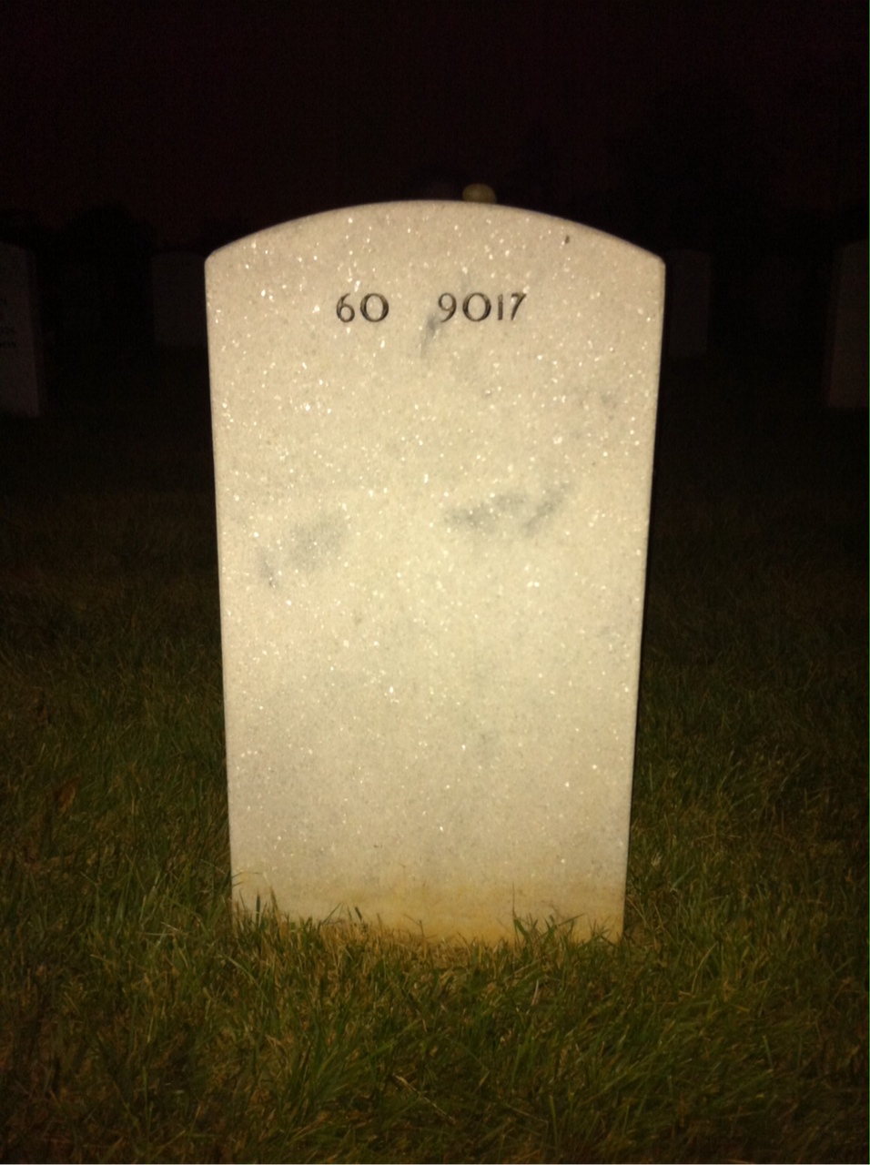 Back of headstone — Harry Myers