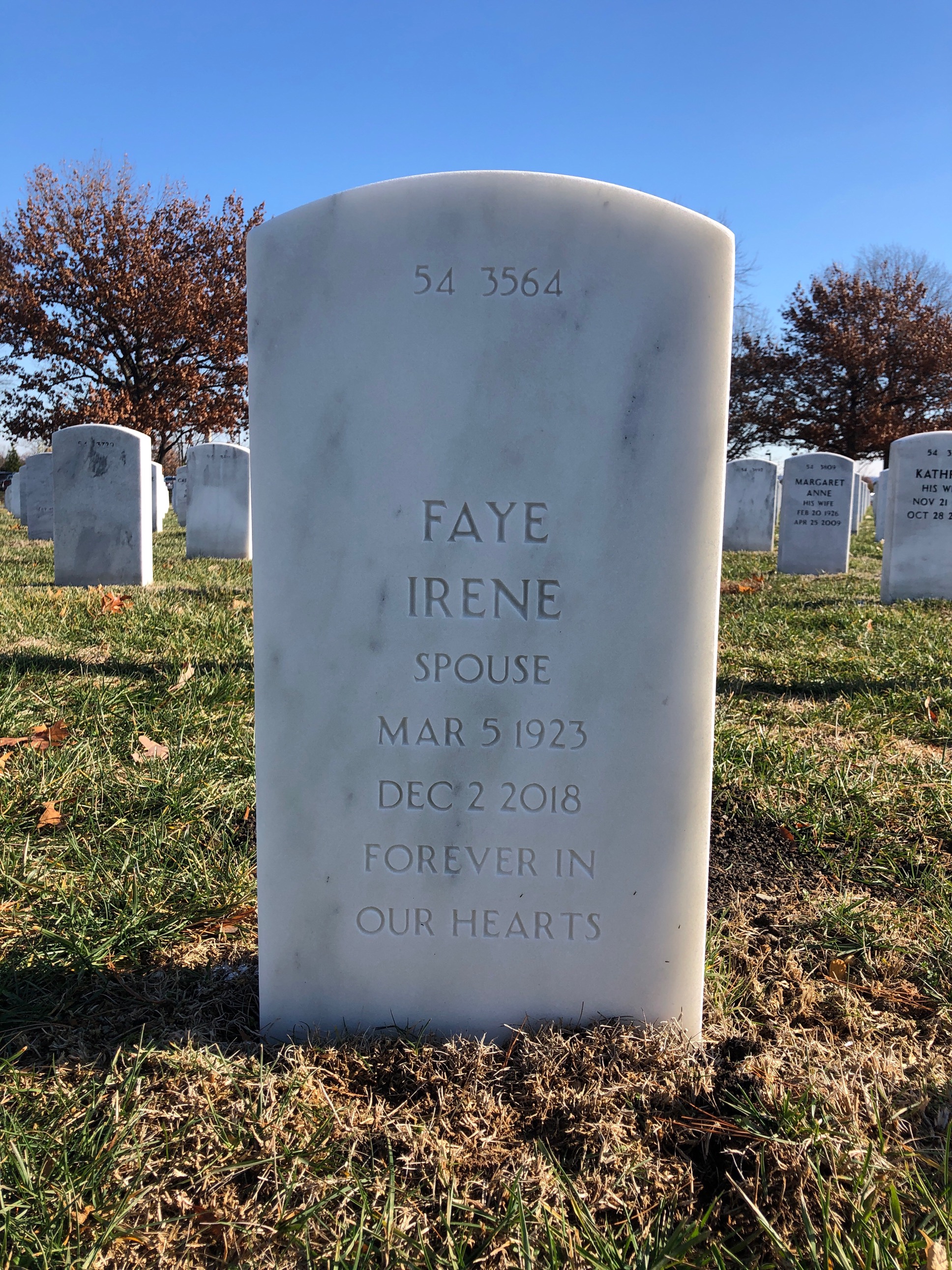 Back of headstone — Christopher Pickup