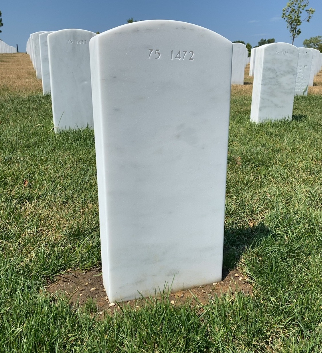 Back of headstone — Peter Migaleddi