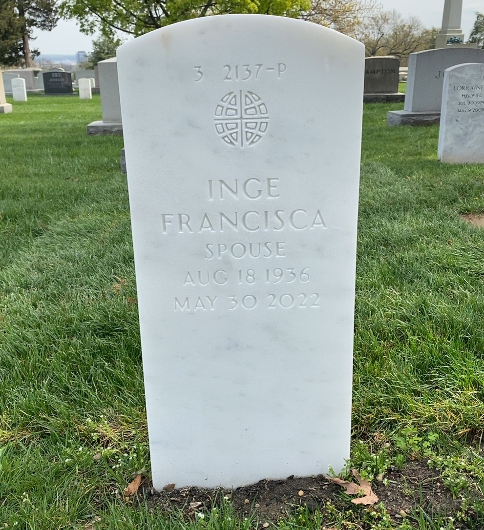 Back of headstone — Richard Alexander