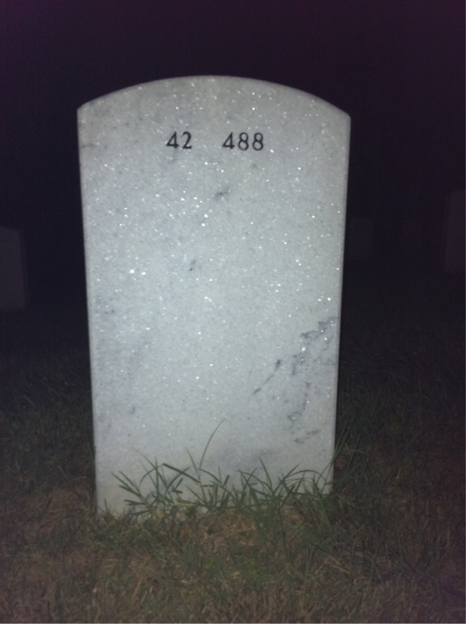 Back of headstone — Robert Jones