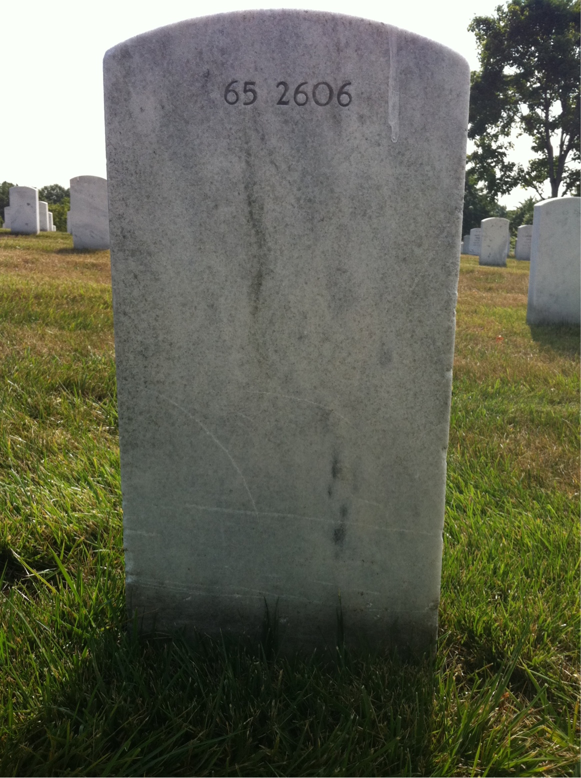 Back of headstone — Richard Ager