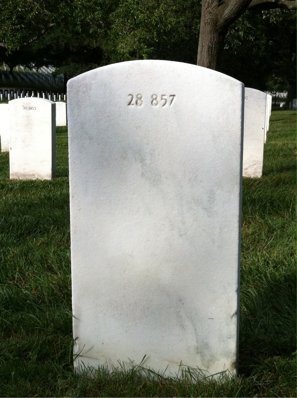 Back of headstone — Chester Sturgill