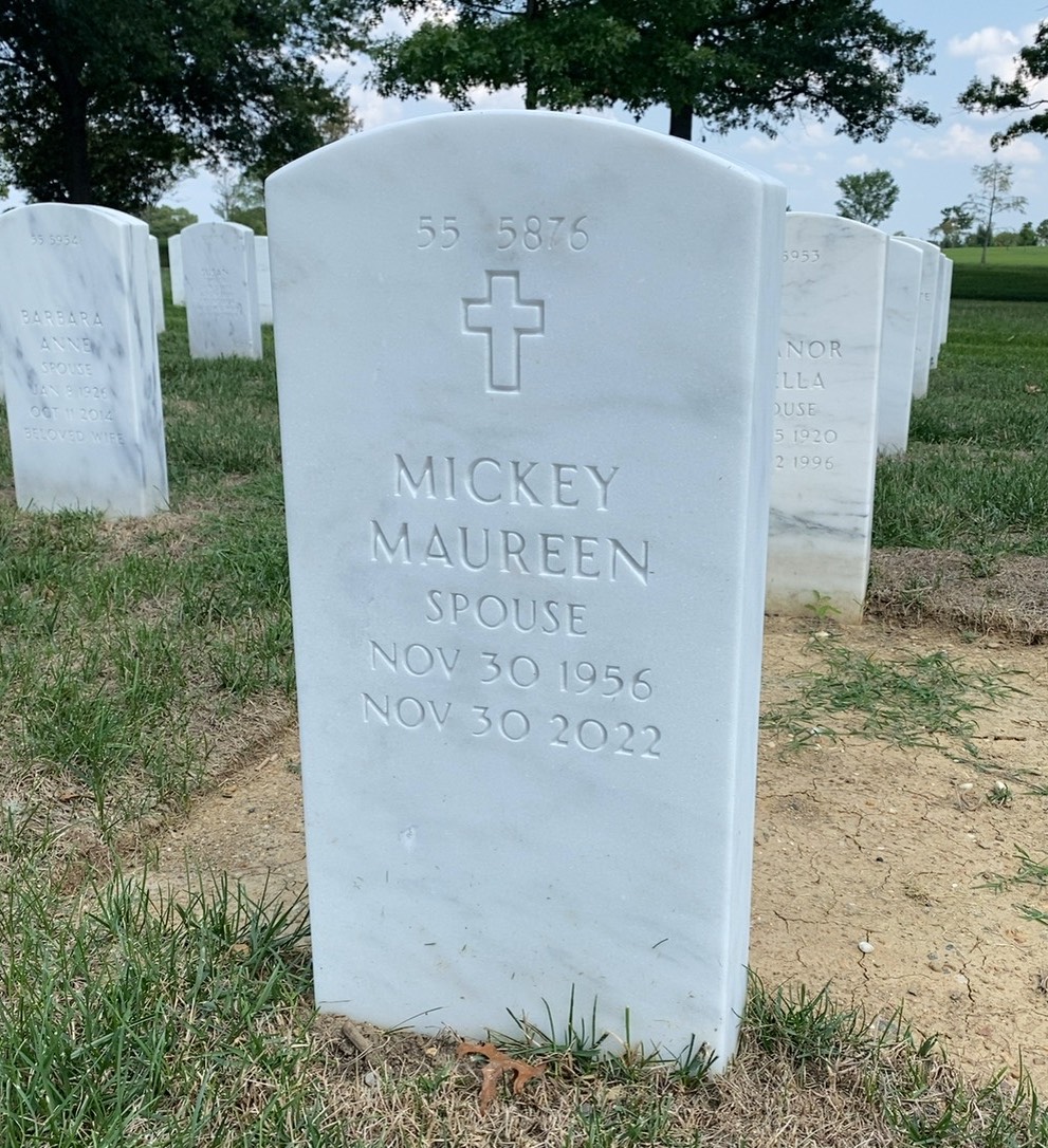 Back of headstone — Gerry Amport